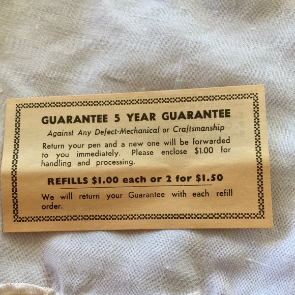 Mid century 14k gold perfumed writing pens set Arpege Chanel No. 5 - Picture 5 of 6